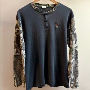 Revolution Sportswear VTG 90s realtree deer longsleeve shirt M Made in USA